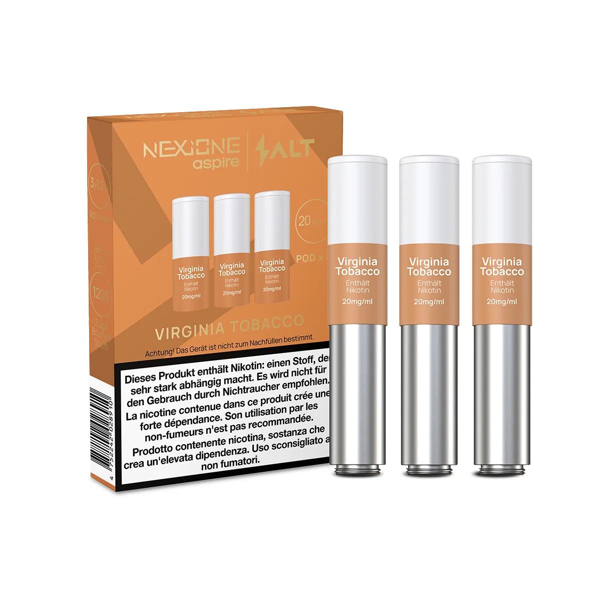 Aspire Nexione Salt Tobacco Pods 20mg