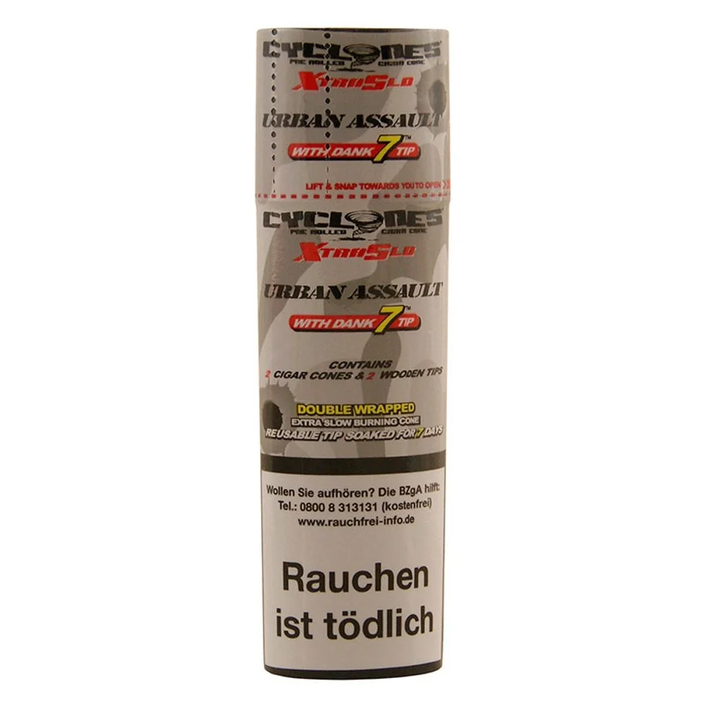 Cyclones XTRA Urban Assault Blunts mit Holzfilter (2-er)