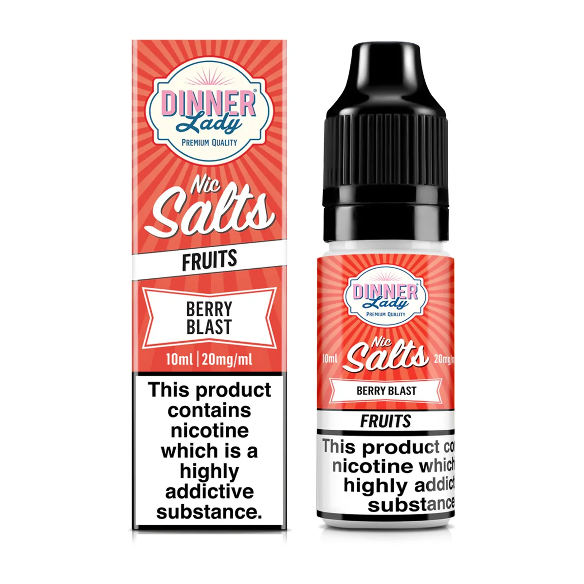 Dinner Lady Berry Blast Nic Salt 10ml 20mg/ml