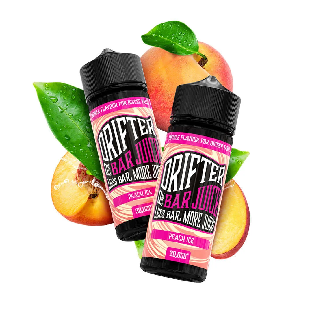 Drifter Bar Juice - Peach Ice Shortfill - 120ml