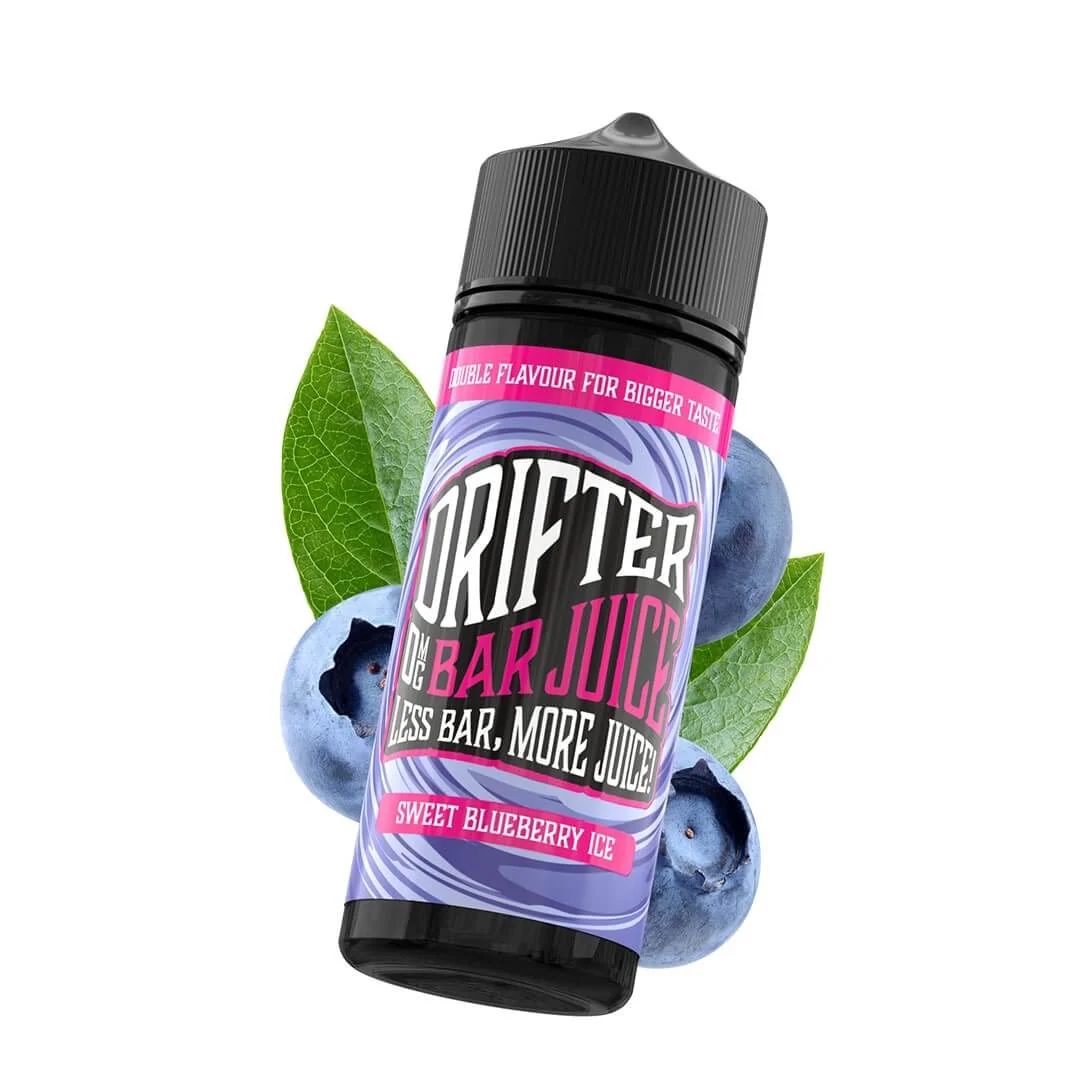 Drifter Bar Juice - Sweet Blueberry Ice Shortfill - 120ml