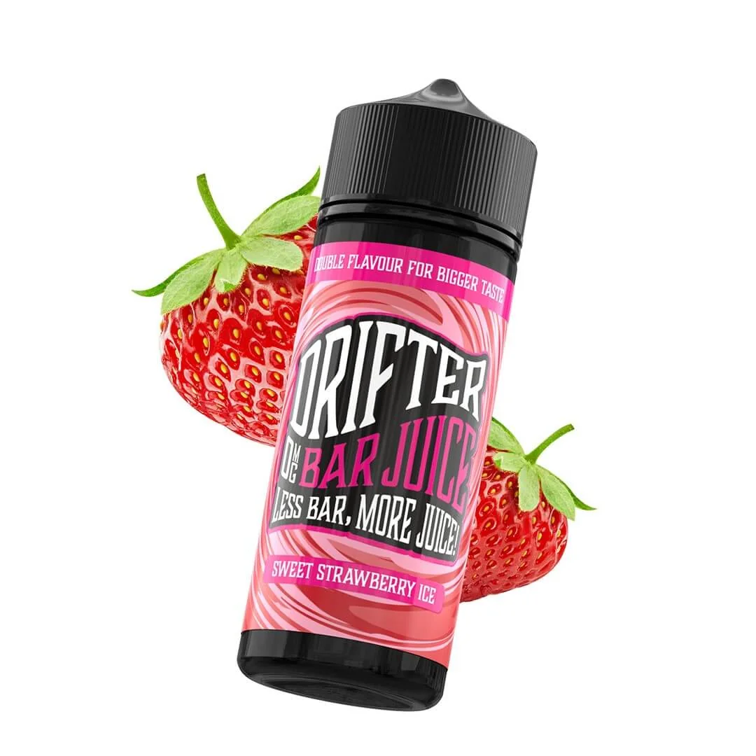 Drifter Bar Juice - Sweet Strawberry Ice Shortfill - 120ml
