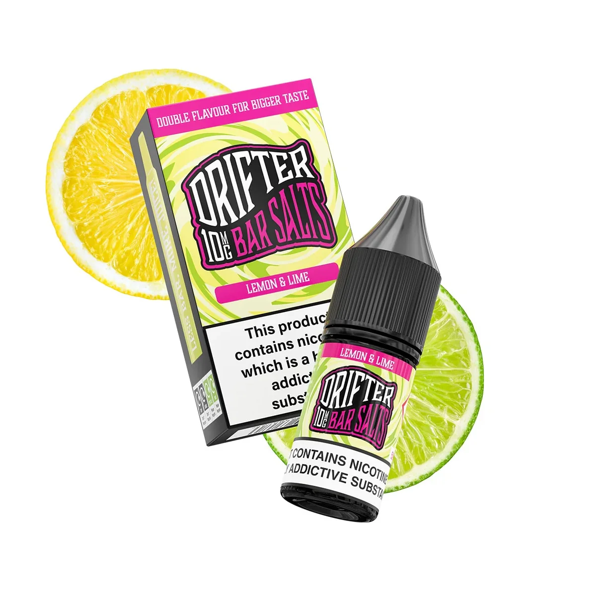 Drifter Bar Salts Lemon and Lime 10mg
