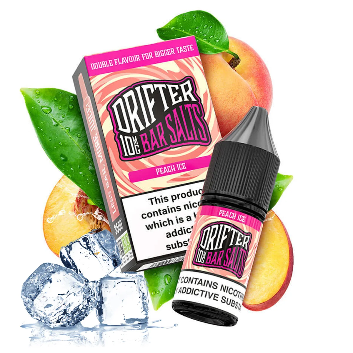 Drifter Bar Salts Peach Ice 10mg