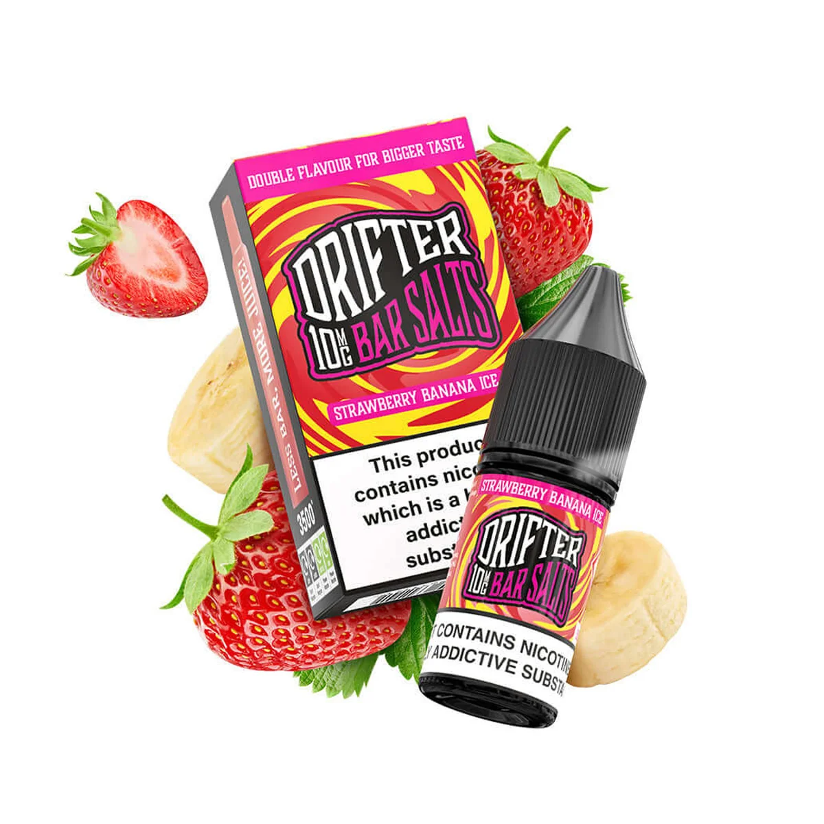 Drifter Bar Salts Strawberry Banana Ice 10mg
