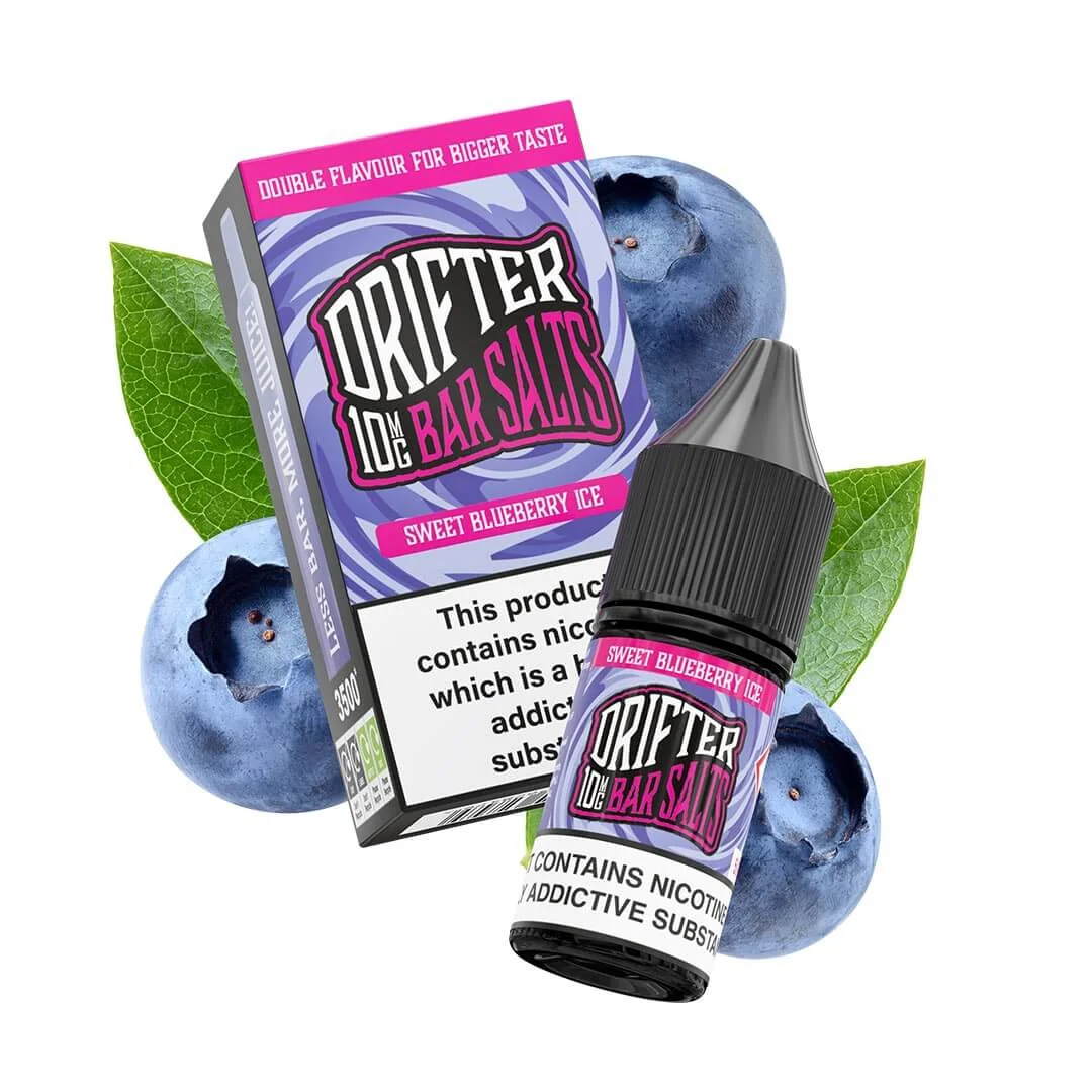 Drifter Bar Salts - Sweet Blueberry Ice 20mg/ml - 10ml