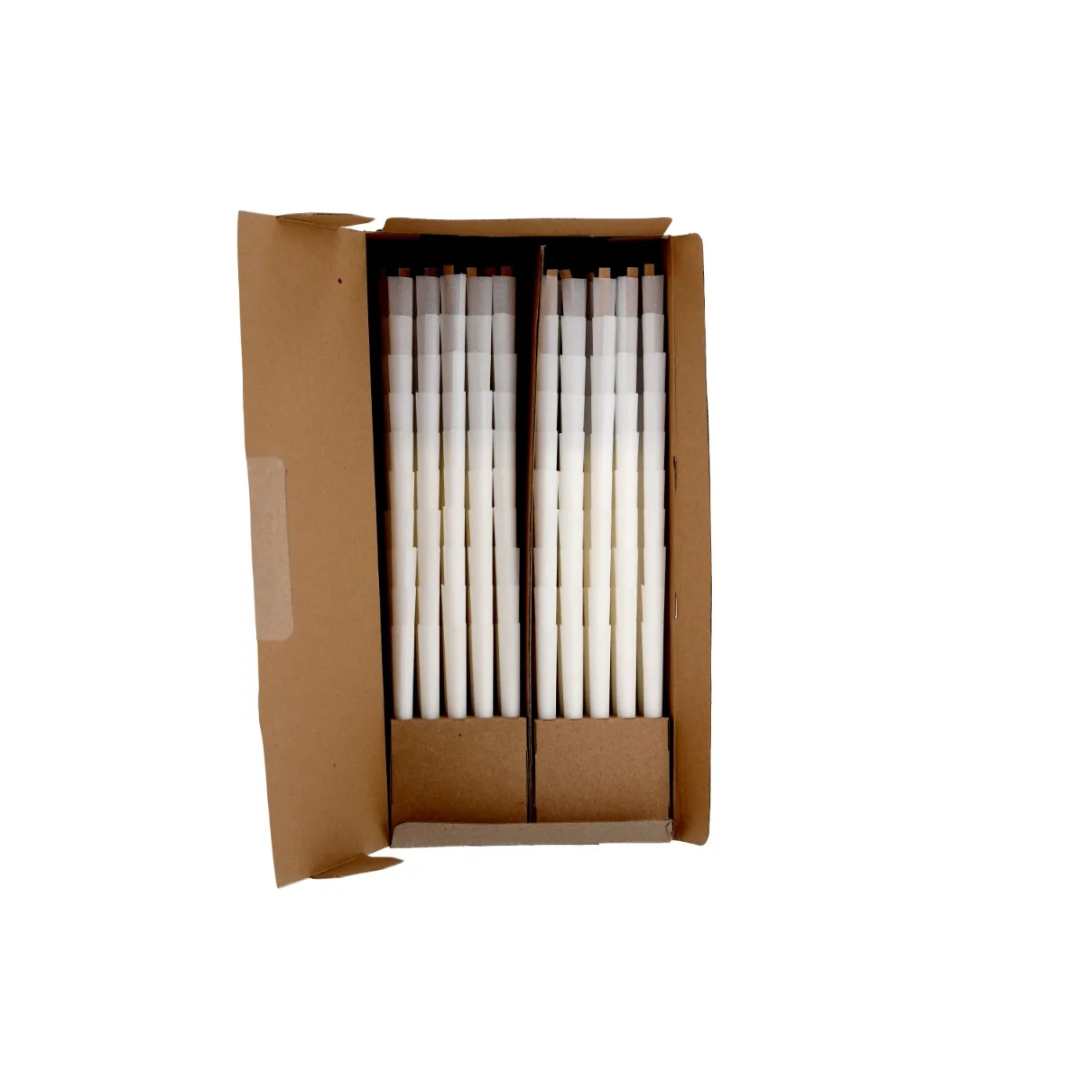 EUROCONES KS Tubes - 1x100 Cones Wood White, 109mm