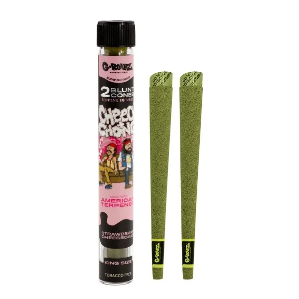G-Rollz Prerolled Cones Terpenten Infusion, Strawberry Cheesecake, 2 Stk