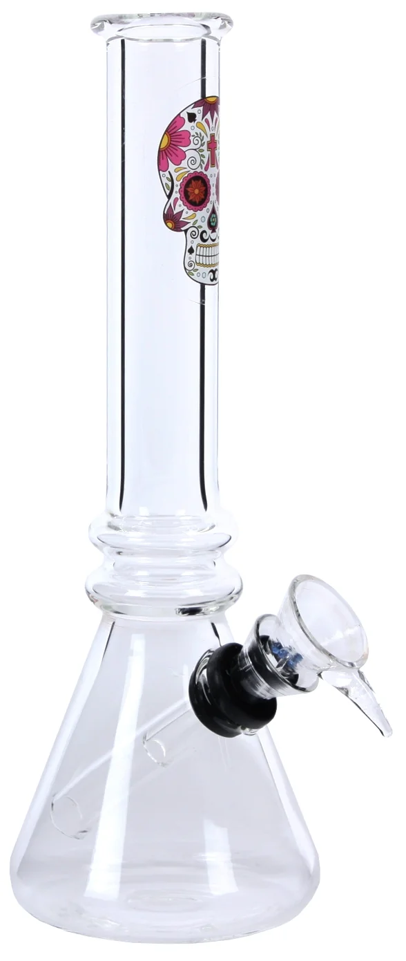 Glas Bong Premium Skull - 20cm