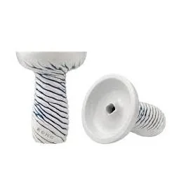 Hookah Bowl Kong Phunnel Lava - White Green