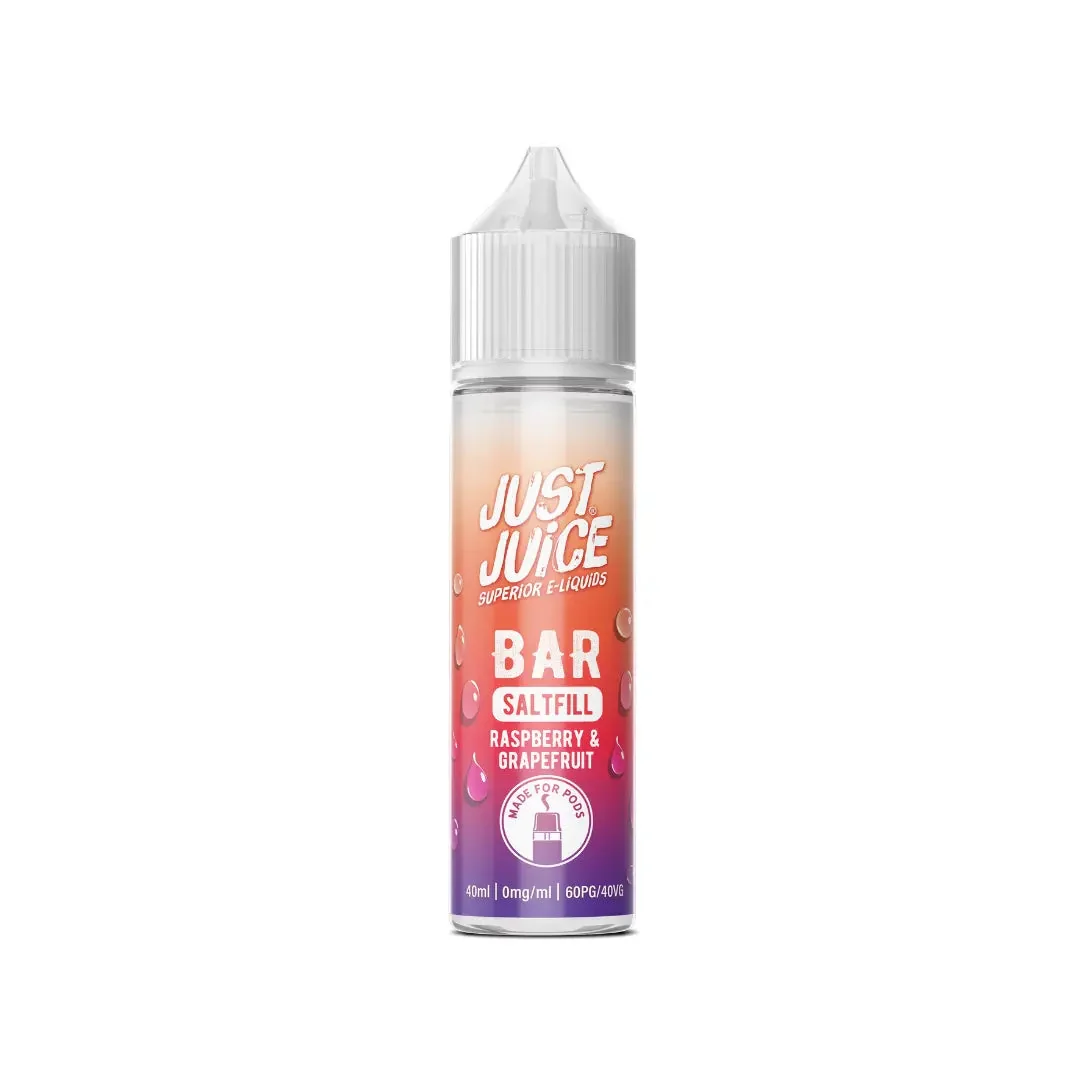 Just Juice BAR RANGE - Raspberry & Grapefruit - 40ml - Shortfill