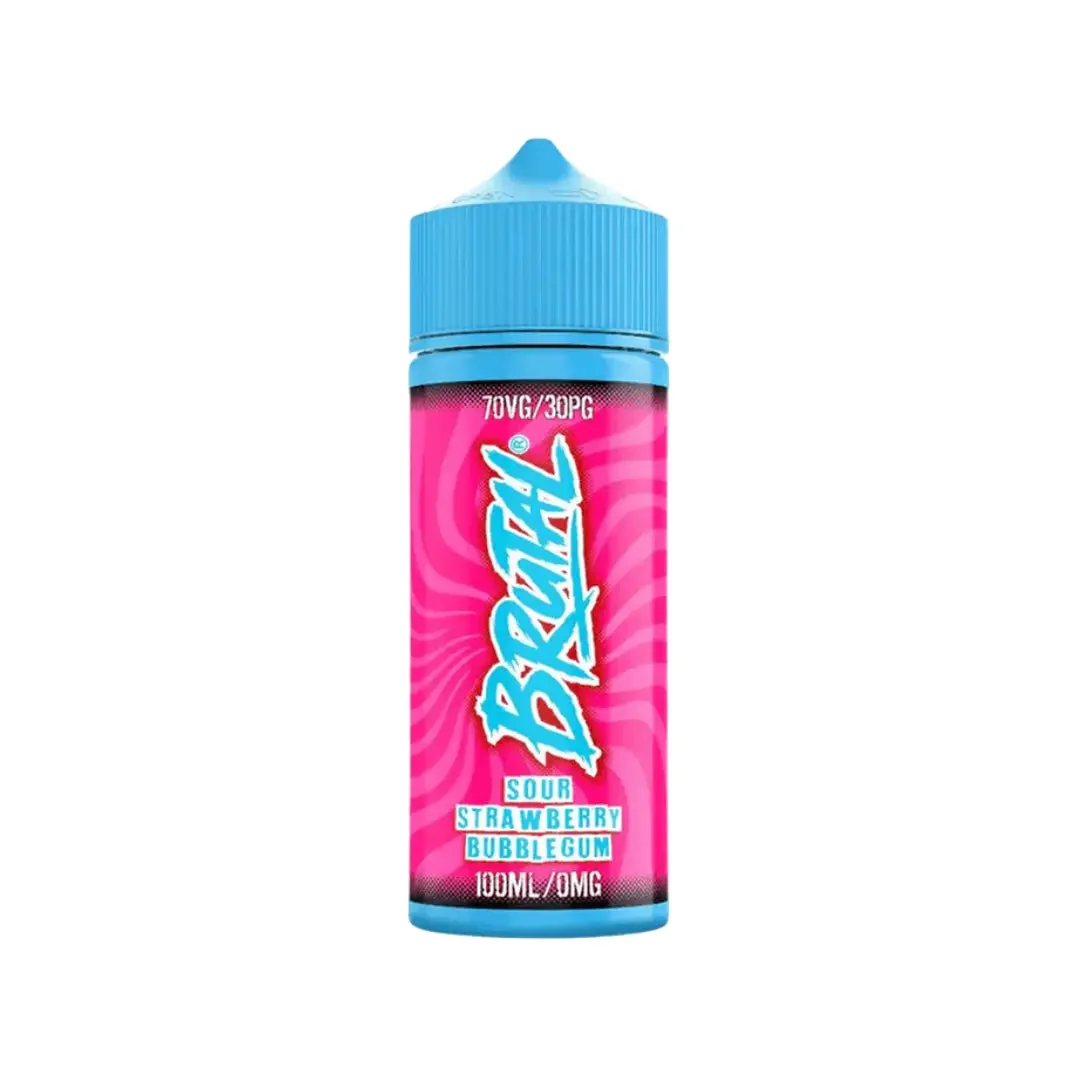 Just Juice BRUTAL - SOUR STRAWBERRY BUBBLEGUM - 100ml - Shortfill