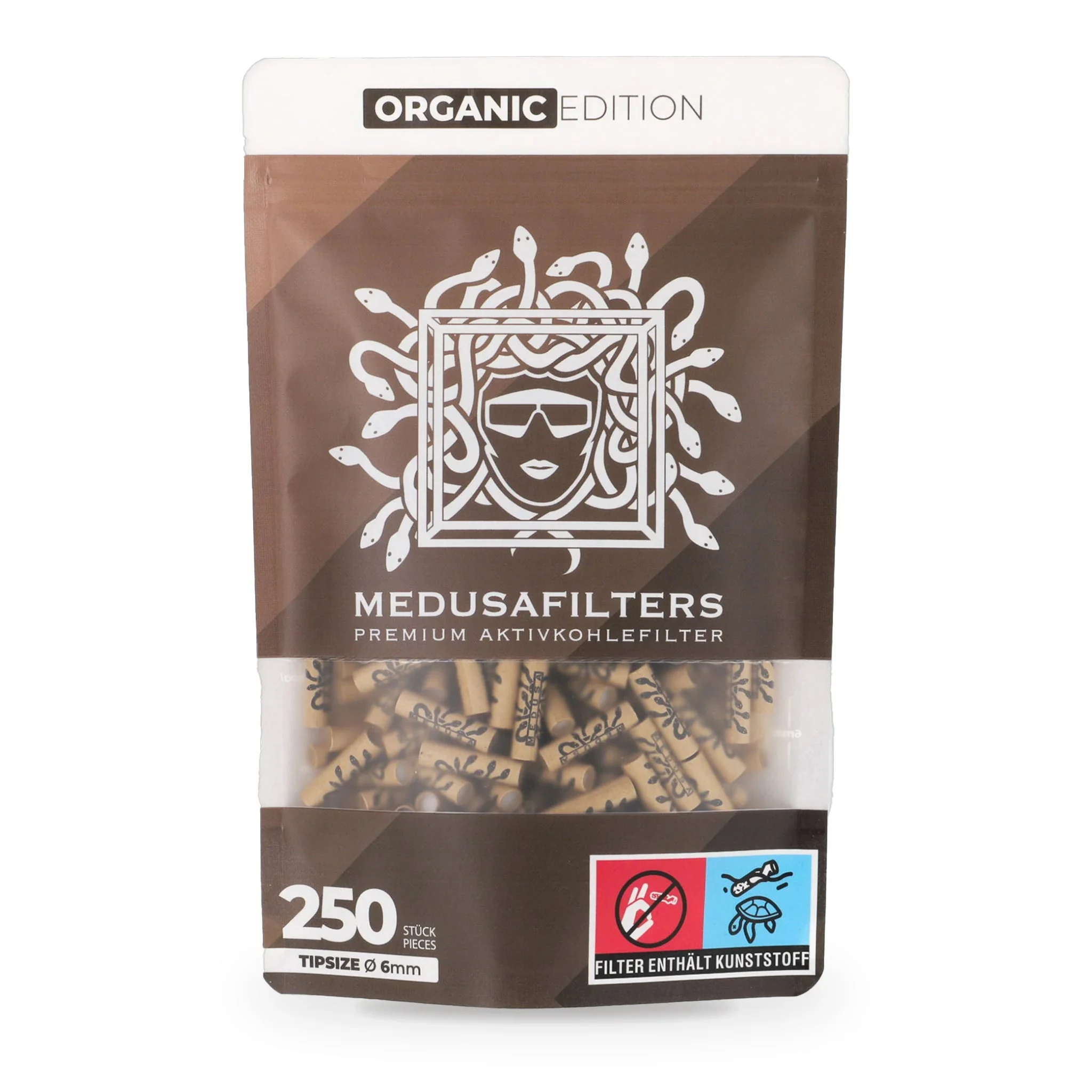 Medusa Organic - Aktivkohlefilter - 250Stk.