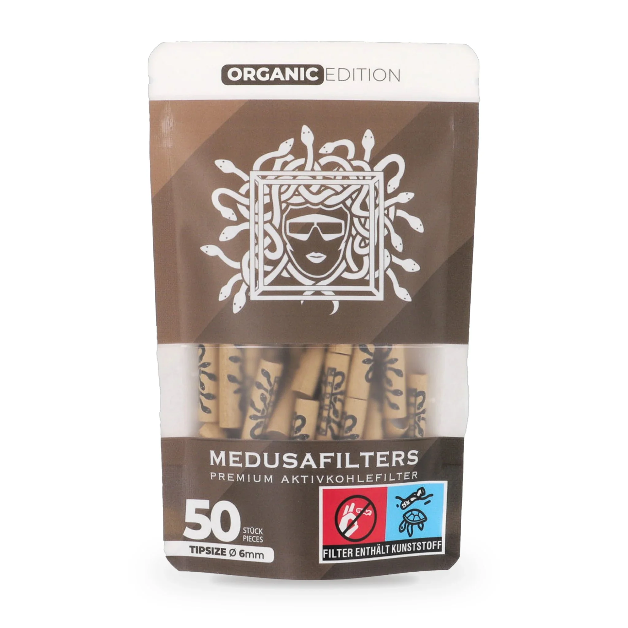 Medusa Organic - Aktivkohlefilter - 50Stk.