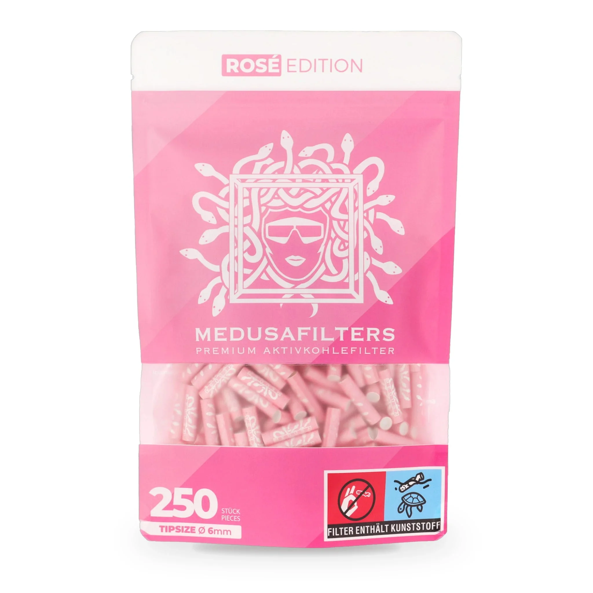 Medusa Rosé - Aktivkohlefilter - 250Stk.