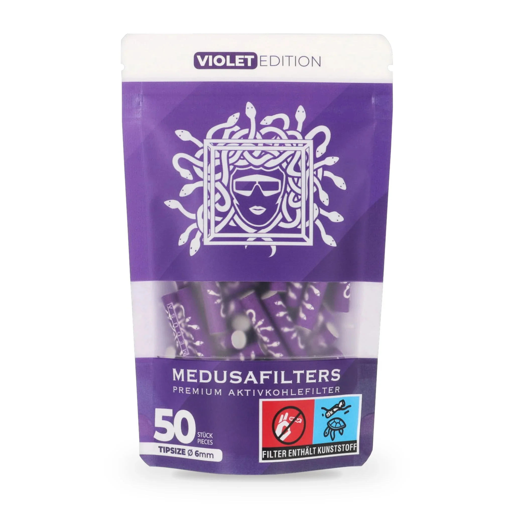Medusa Violet - Aktivkohlefilter - 50Stk.