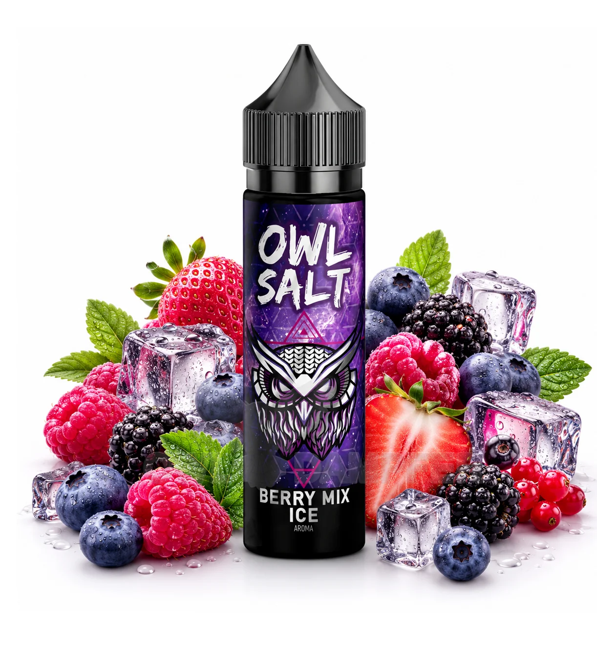 Owl Salt Longfill Berry Mix Ice 10/60ml