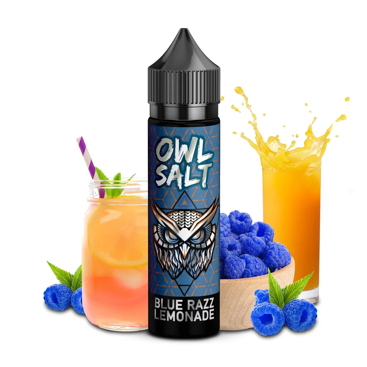 Owl Salt Longfill Blue Razz Lemonade 10/60ml