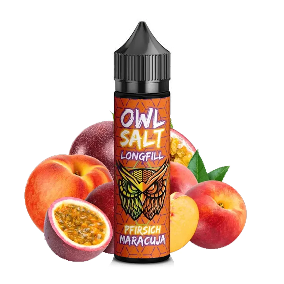 Owl Salt Longfill Pfirsich Maracuja 10/60ml