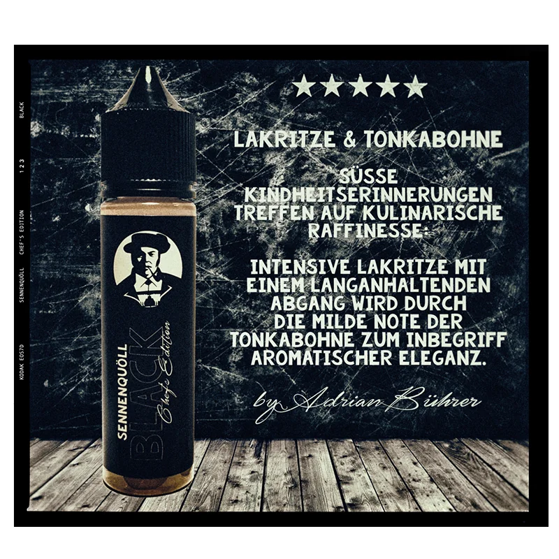 Sennenquöll Chef's Edition Black Shortfill 50ml