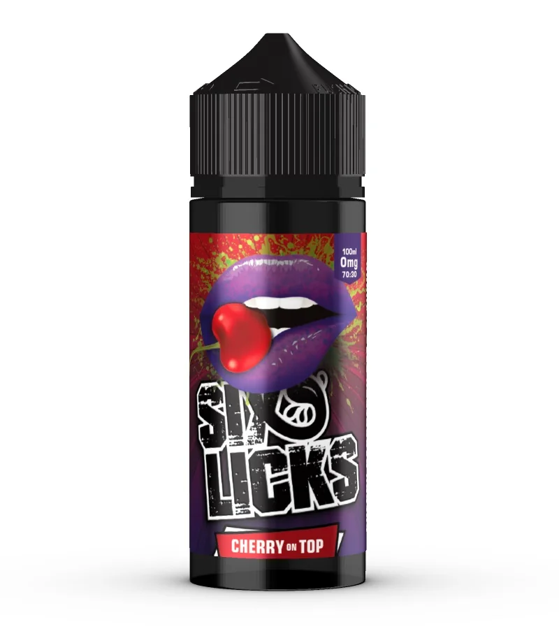 Six Licks - Cherry on Top - 100ml - Shortfill