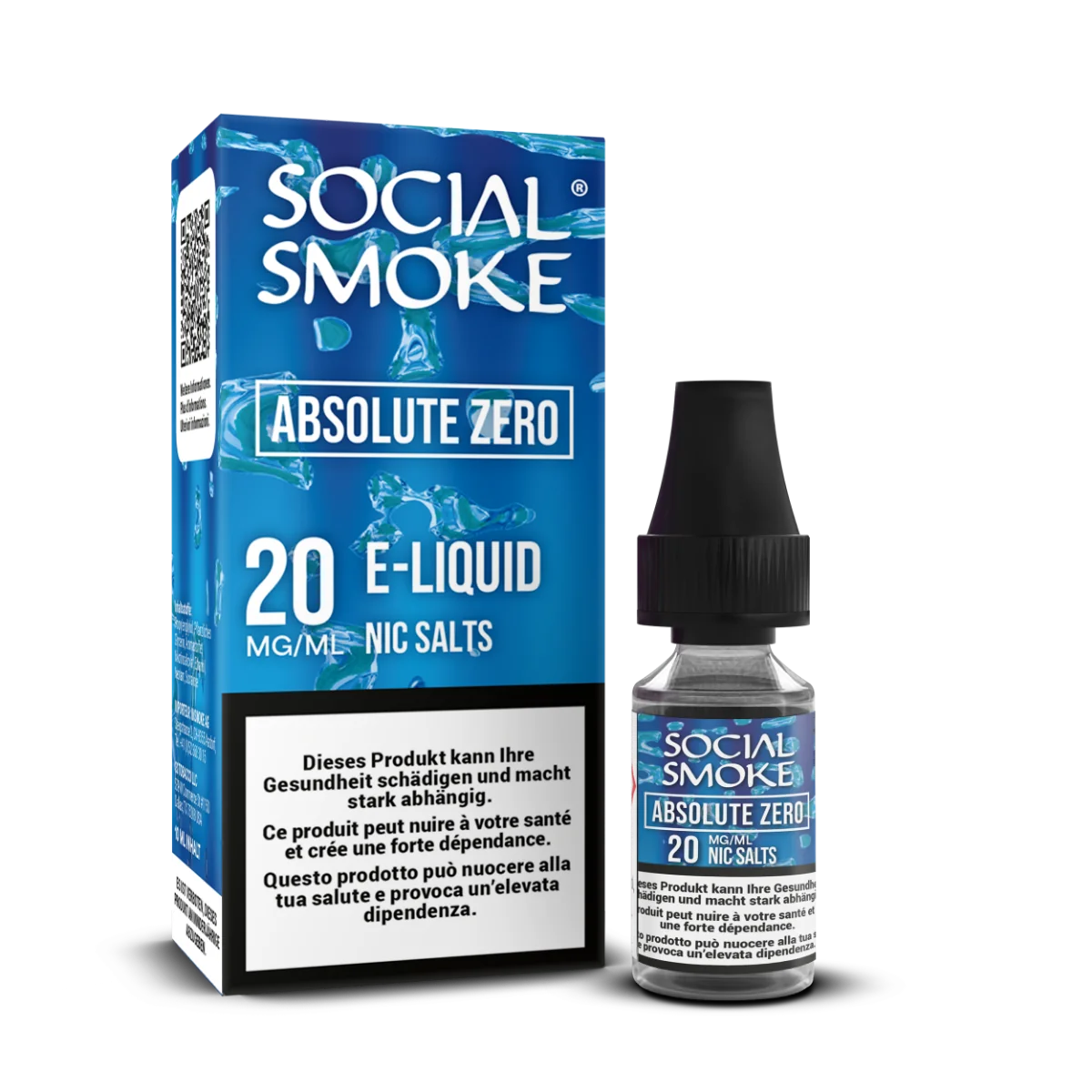 Social Smoke Liquids 20mg, Absolute Zero