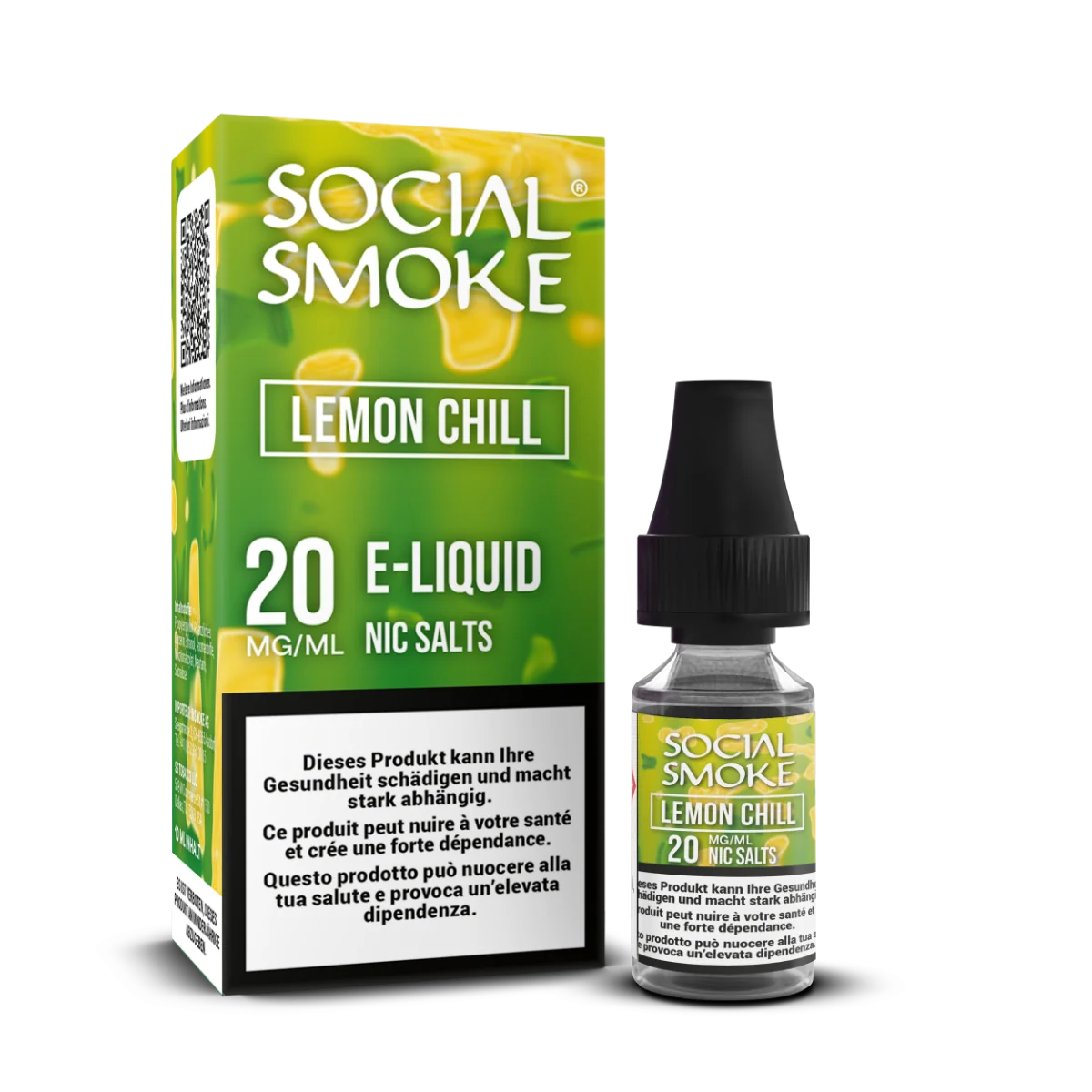 Social Smoke Liquids 20mg, Lemon Chill
