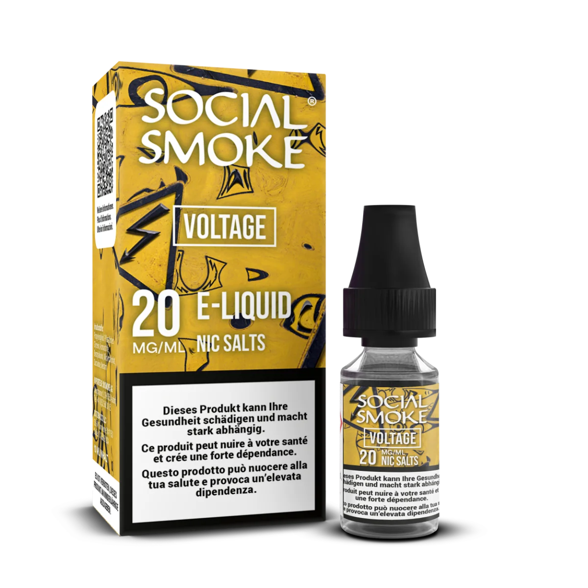 Social Smoke Liquids 20mg, Voltage