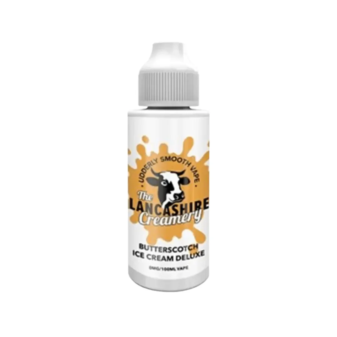 The Lancashire Creamery - Butterscotch Ice Cream Deluxe - 100ml - Shortfill
