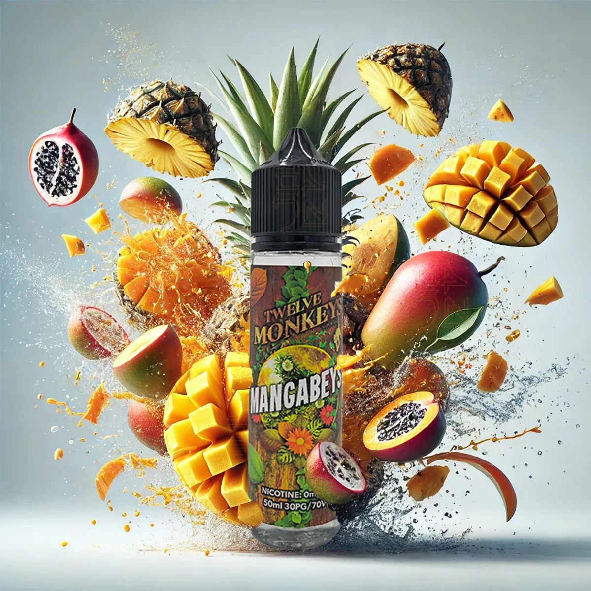 Twelve Monkeys Mangabeys 50ml Shortfill 70VG 30PG