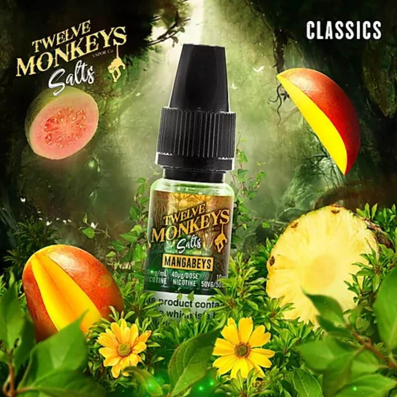 Twelve Monkeys Mangabeys Nic Salt 10ml 20mg
