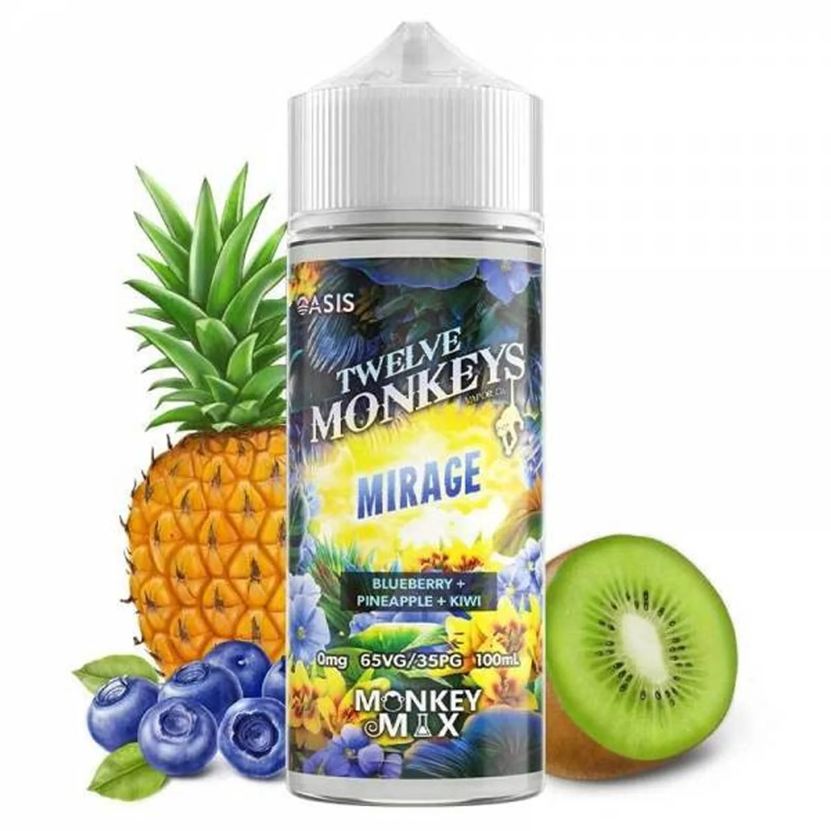 Twelve Monkeys Mirage 100ml Shortfill 70VG 30PG