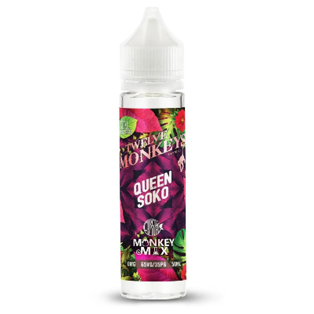 Twelve Monkeys Queen Soko 50ml Shortfill 65VG 35PG