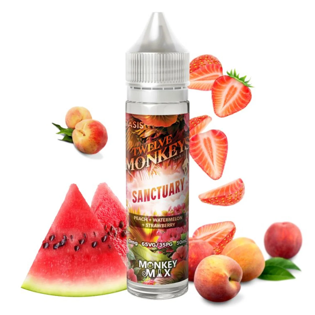 Twelve Monkeys Sanctuary 50ml Shortfill 70VG 30PG